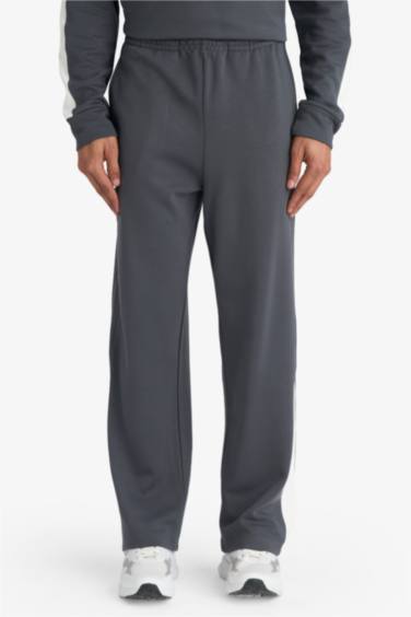 بنطلون بجامة رياضي جوجر منسوج قصة مريحة