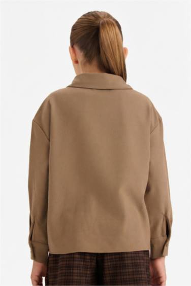 قميص بناتي ردن طويل قصة عادية