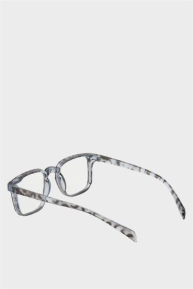 Kadın Mavi Cam Kahverengi Leopar Çerçeveli Gözlük