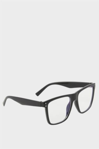 Kadın Mavi Cam Siyah Çerçeveli Gözlük