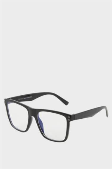 Kadın Mavi Cam Siyah Çerçeveli Gözlük