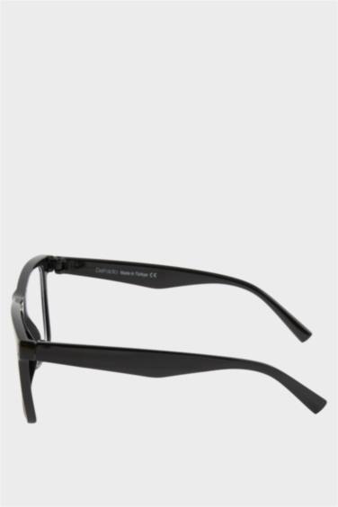 Kadın Mavi Cam Siyah Çerçeveli Gözlük