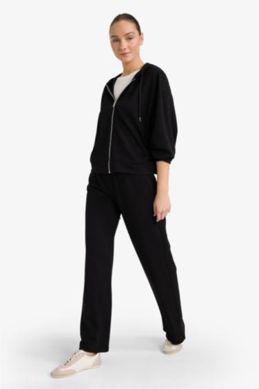 Straight Fit Basic Trousers
