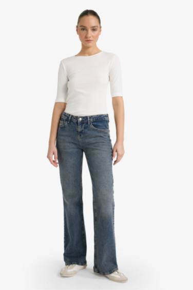 Slim Fit Crew Neck Ribbed T-shirt