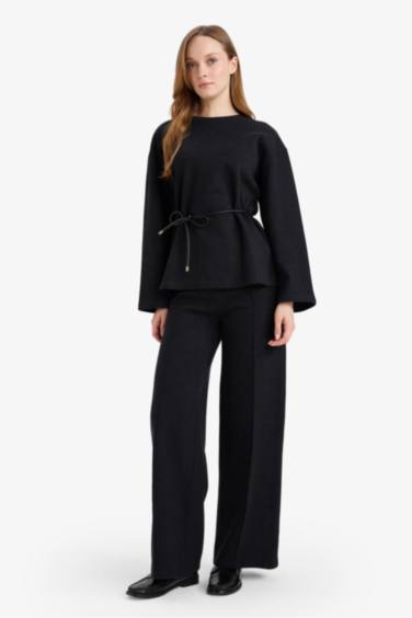 Wıde Leg Düz Paça Pantolon