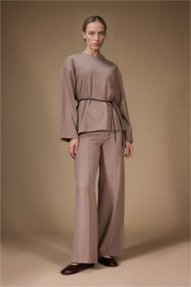 Wide Leg Düz Paça Pantolon