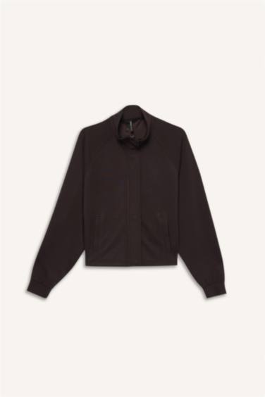 Relax Fit Mandarin Collar Cardigan