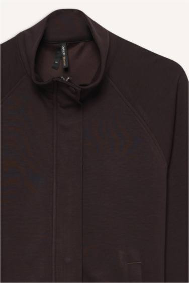 Relax Fit Mandarin Collar Cardigan