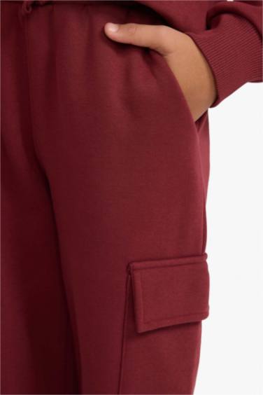 Erkek Çocuk Loose Fit Kargo Cepli Beli Lastikli Eşofman Altı