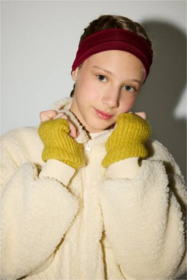 جاكيت فرو قطيفة اوفر سايز بياخة بولو