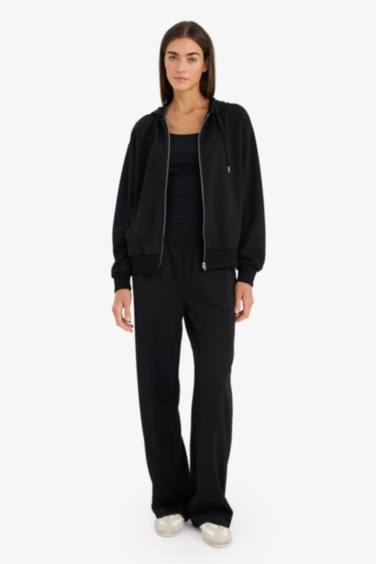 Relax Fit Hooded Cardigan