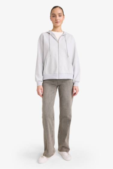 Relax Fit Hooded Cardigan