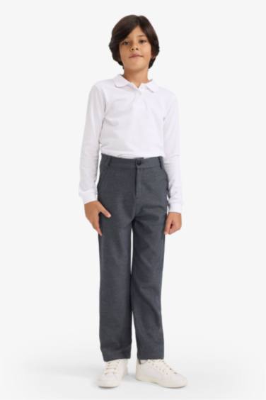Regular Fit Twill Trousers