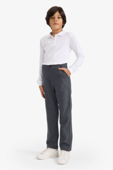 Regular Fit Twill Trousers