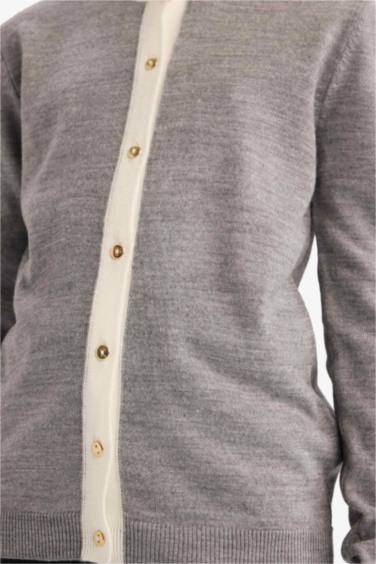 Kız Çocuk Düğmeli Hırka