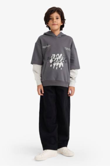 Regular Fit Hooded Sweatshirt