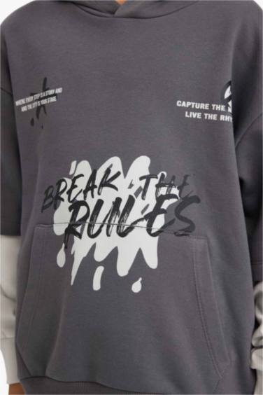 Regular Fit Hooded Sweatshirt