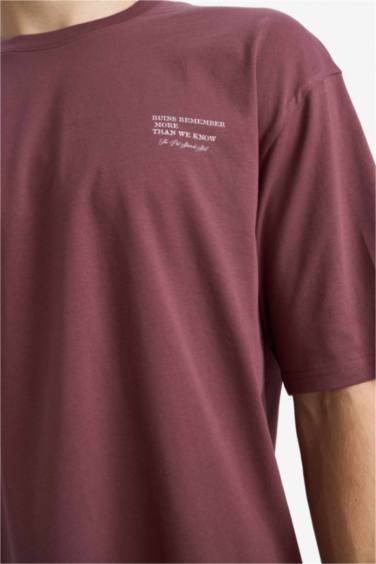 Boxy Fıt Kısa Kollu Tişört - Görsel 4