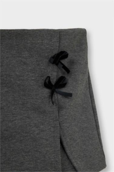 Kız Bebek Fiyonk Detaylı Şort Etek