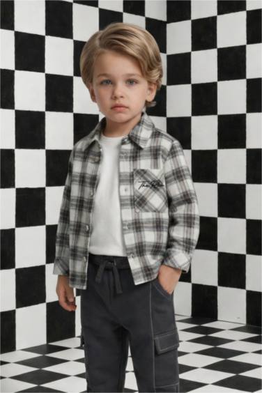 Baby Boy Plaid Flannel Shirt