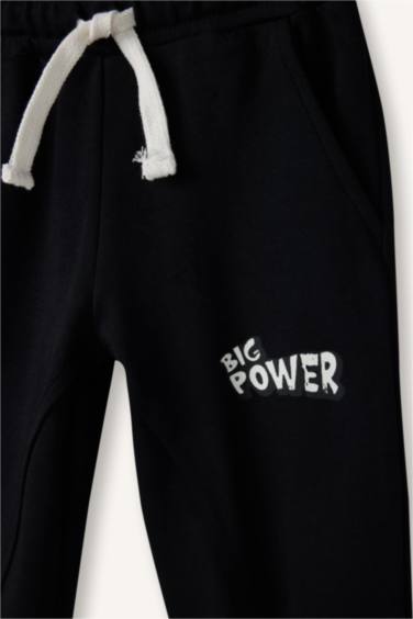 Erkek Bebek Kargo Fit Baskılı Eşofman Altı