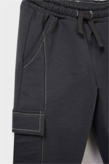 Erkek Bebek Loose Fit Beli Lastikli Eşofman Altı