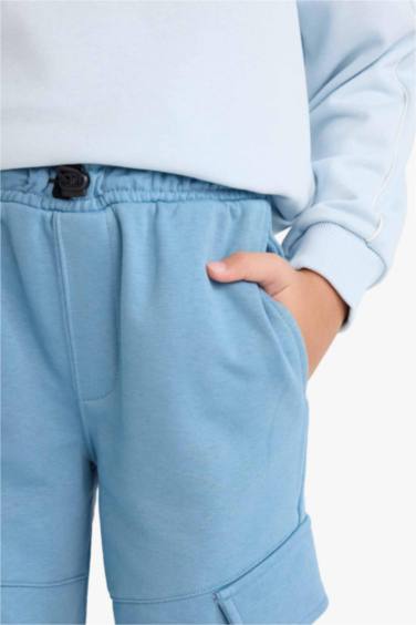 Beli Lastikli Kargo Cepli Jogger Eşofman Altı Erkek Çocuk