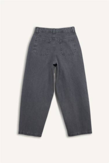 بنطرون جينز كارجو ولادي برجل عادي بجيب