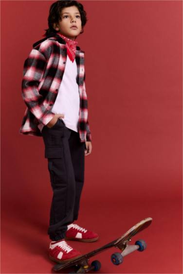 بنطرون جينز ولادي كارجو جوجر فيت