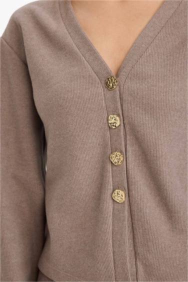 جاكيت صوف قصة مريحة