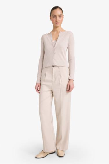 جاكيت مضلع سليم فيت بياقة V