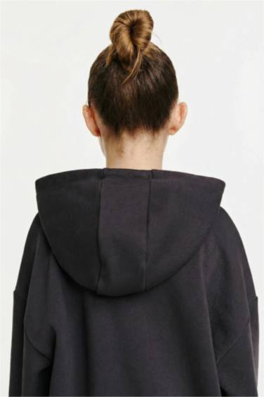 Girl Disney Lilo & Stitch Oversize Fit Fleece Lining Sweatshirt