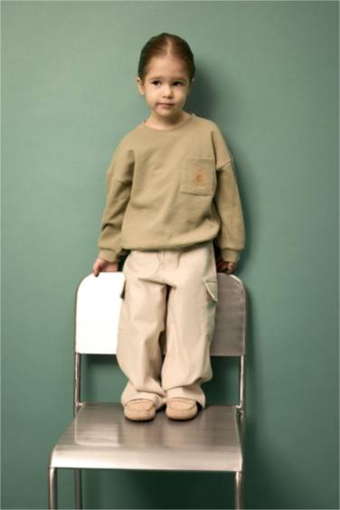 Loose Fıt Pamuklu Pantolon Erkek Bebek