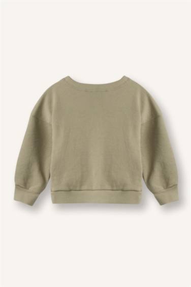 سويت شيرت بيبي ولادي قصة عادية بياخة مستديرة