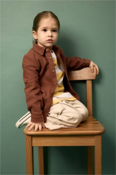 Erkek Bebek Uzun Kollu Gömlek