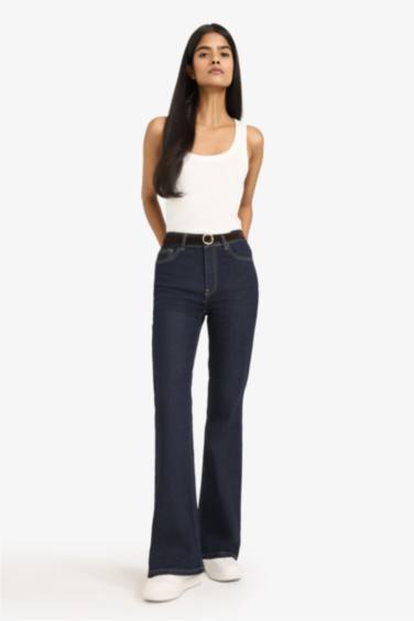 Mia Flare Fit High Waist Long Jeans