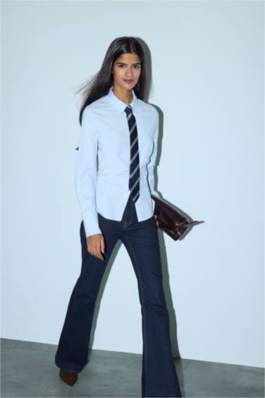 Mia Flare Fit Yüksek Bel Uzun Jean Pantolon