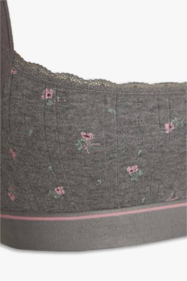 Dantel Detaylı Kapsız Pedsiz Balensiz Bralet