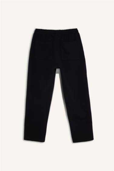 Relax Fit Beli Bağcıklı Jogger Pantolon