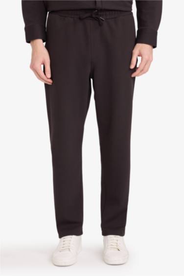 سروال رياضة قصة مريحة بخصر مطاطي