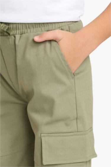Kargo Jogger Gabardin Pantolon Erkek Çocuk