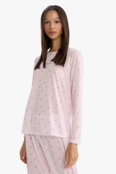 Fall in Love Regular Fit Long Sleeve 2 Piece Pajama Set