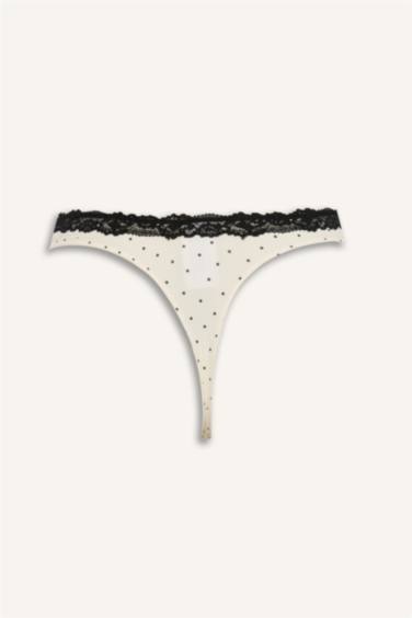 Dantel Detaylı Brazilian Külot - Görsel 2