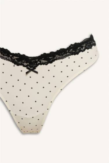 Dantel Detaylı Brazilian Külot - Görsel 3
