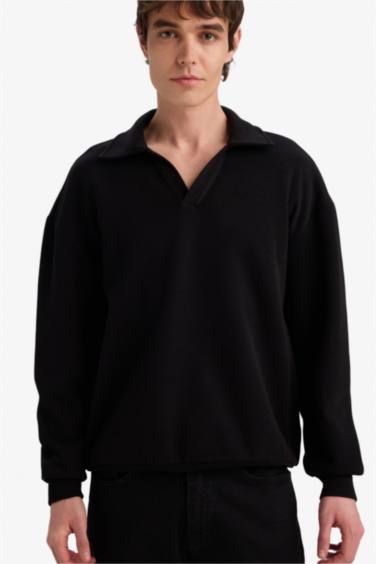 سويت شيرت اوفر سايز بياخة بولو