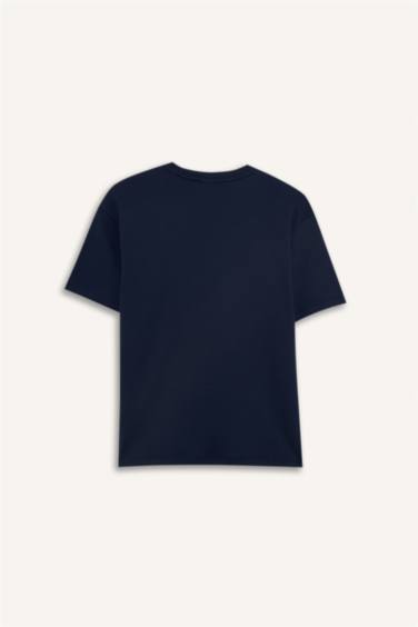 Футболка из плотной ткани Oversize для мальчиков