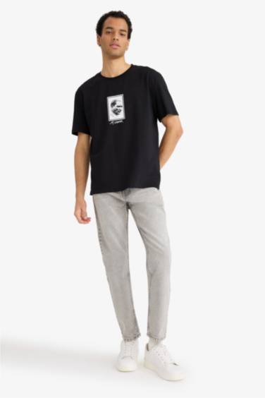 Regular Fit Atatürk Baskılı Kısa Kollu Tişört