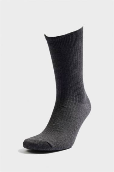 Erkek 5'li Pamuklu Uzun Çorap