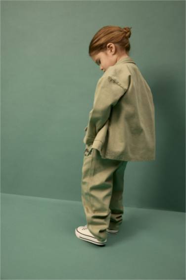 Ұл сәбилерге арналған ұзын жеңді габардин жейде