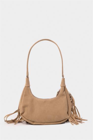 Woman Suede Shoulder Bag